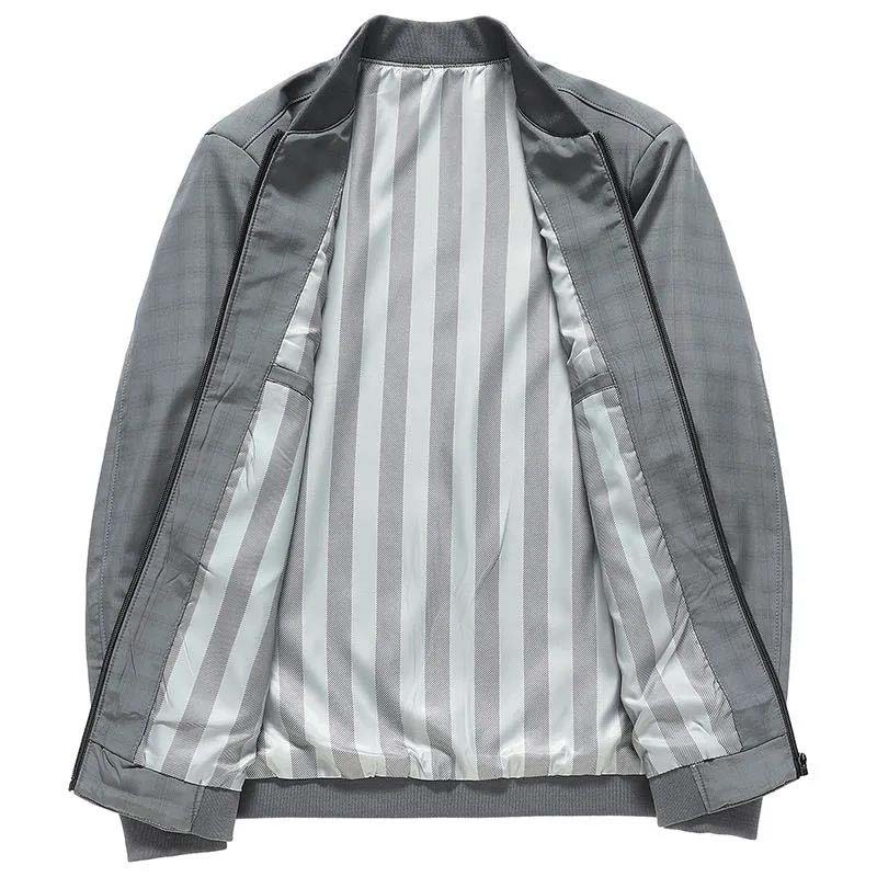 Autumn Middle-aged Men's Jacket Middle Aged Men's Casual Thin Coat