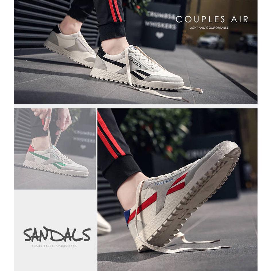 Summer Men's  Shoes Breathable Outdoor Lace Up Casual Sports Shoes Sole Shock Absorption