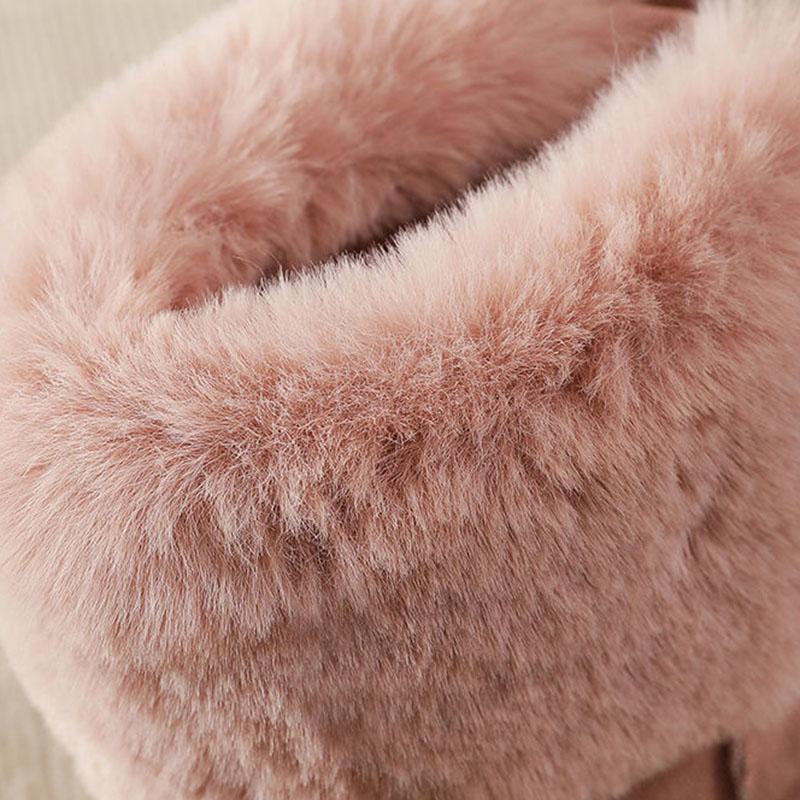 Snow Boots Women Thick Furry Shoes Women Winter Shoes Women Winter Plus Velvet Cotton Shoes Women's Shoes 2021