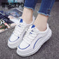 Women Platform Creepers White Flat Student Girls Sport Shoes Sneakers