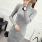 Sweater Dress Knitted Pullover Women Soft Winter Sweater Jumper Ladies Femenino Jumpers