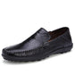 Genuine Leather Handmade Shoes Low-top Soft Bottom Peas Shoes Large Size Men's Shoes Father Shoes