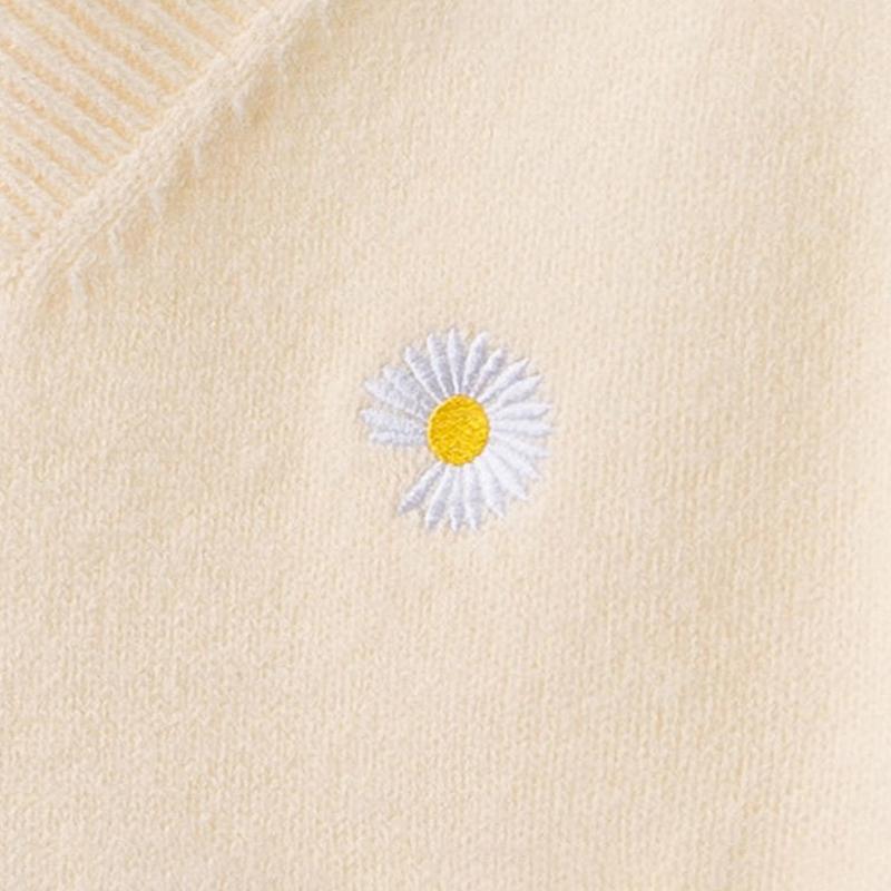 Thin Sweater Waistcoat Loose V-neck Short Sleeveless Waistcoat Sweater Outer Wear Knitted Vest Vest Women Pure Color All-match Women's Clothing