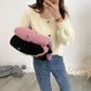 Spring, Autumn and Winter Outer Wear Square Neck Long-sleeved Pullover Sweater Women Loose and Thin Short Knit Sweater Women's Top All-match