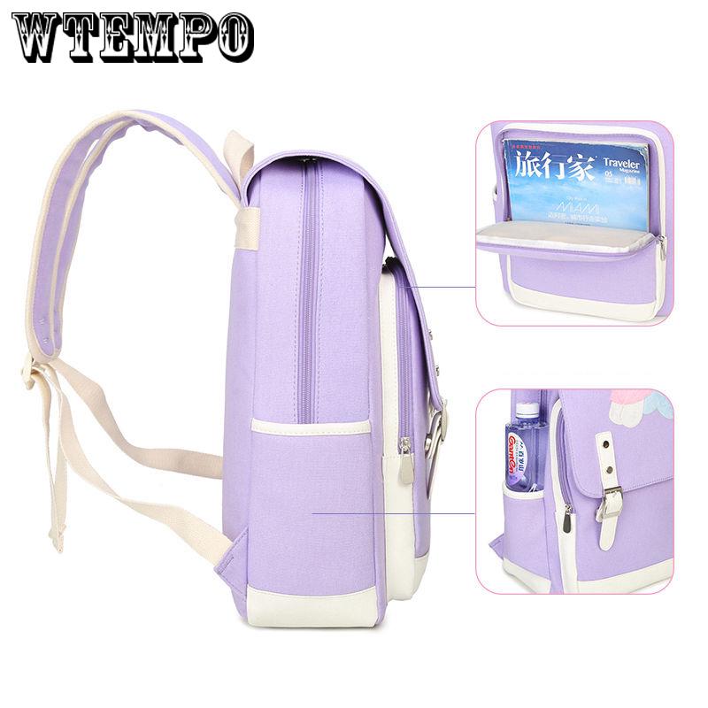 Fashion girl Backpack kids Backpacks Girls School Bags Canvas Travel Backpack