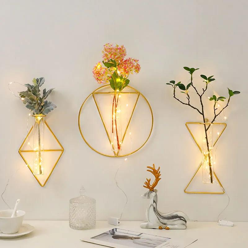 Wall Mounted Flower Stand Iron Art Flower Arrangement Flower Device Wall Decoration Pendant