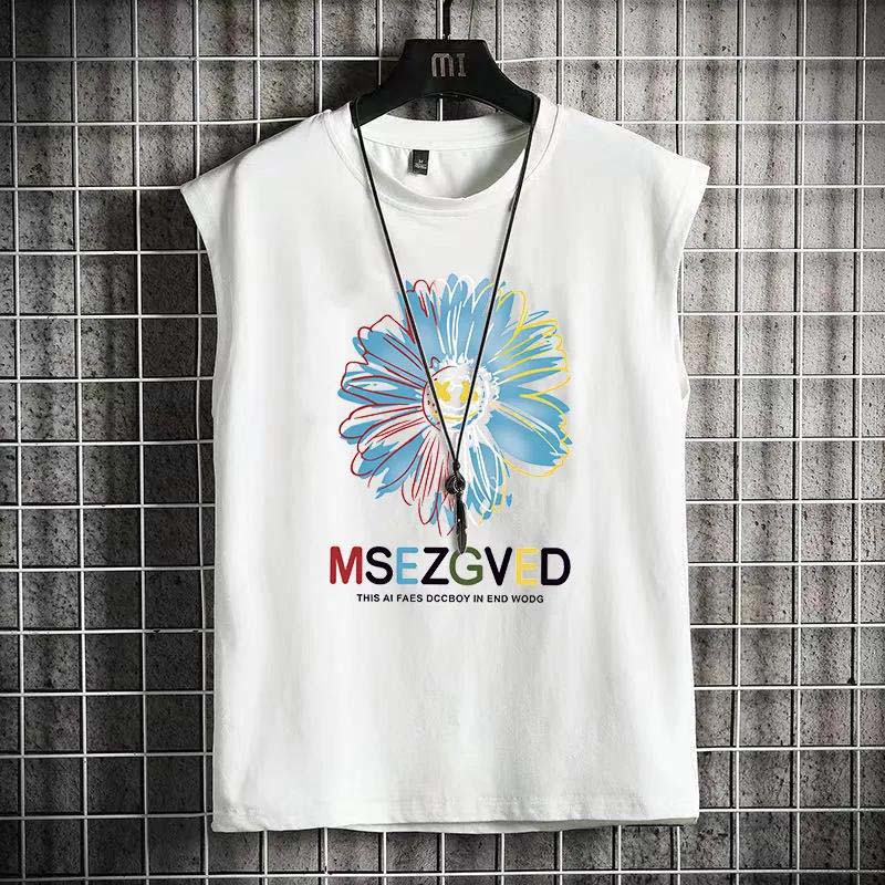 Summer Outer Wear Thin Vest Loose Vest All-match Sleeveless Sleeveless T-shirt