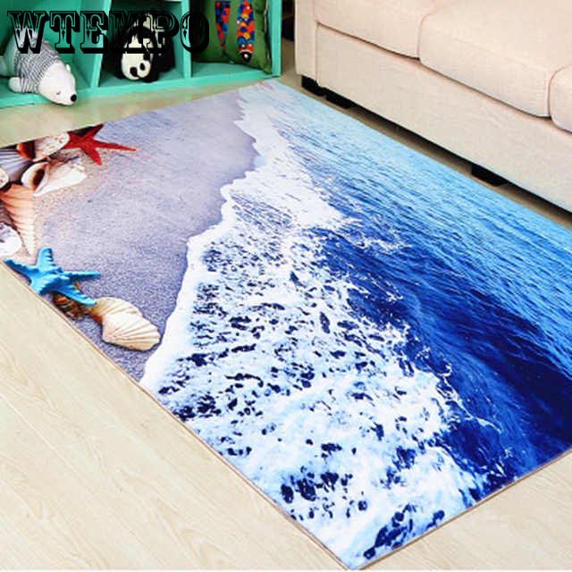 3D Carpet Printing Hallway Carpets Bedroom Living Room Tea Table Rugs Kitchen Antiskid Mats