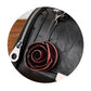 Top-handle Bag Women Handbag Retro Leather Shoulder Handbag Portable Pillow Bag with Rose Pendant