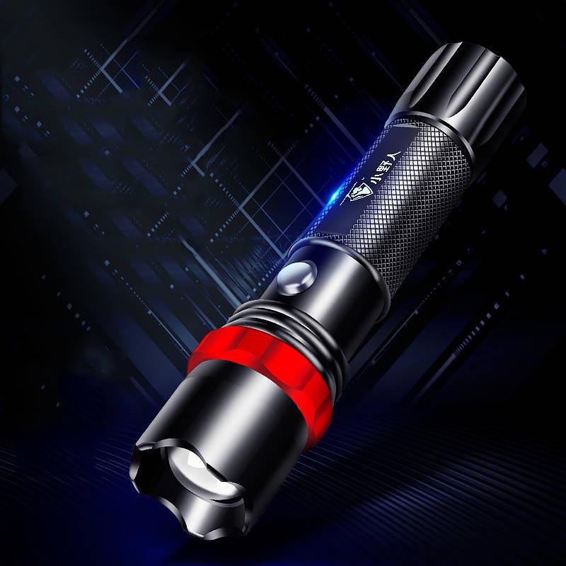 LED Flashlight LED Flashlight Torch Adjustable Zoom Focus Torch T6 Flash Light 18650 Penlight