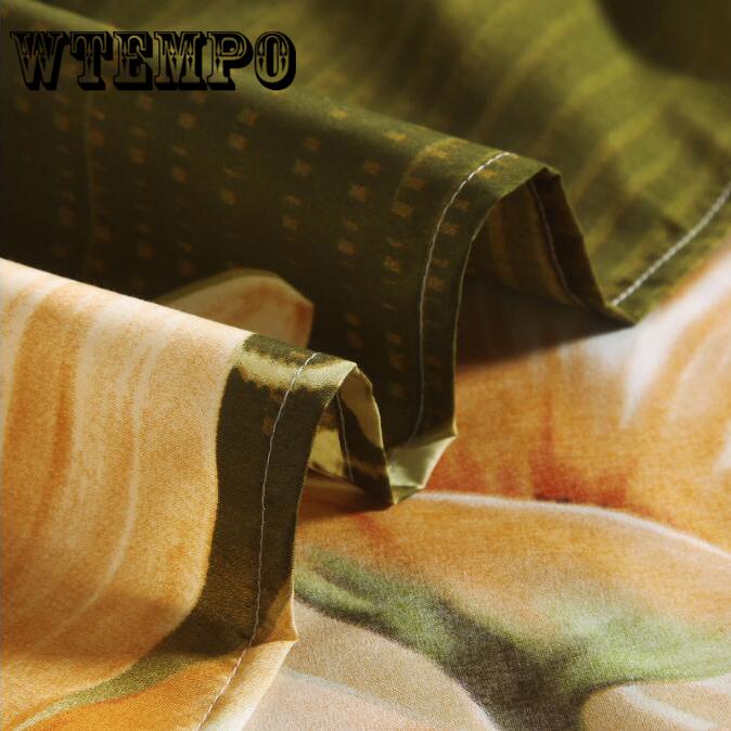 WTEMPO Brand 3D Duvet Covers Sets Comforter Cover 4pcs Bedding Sets Queen Size Wedding Bedclothes