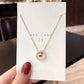 Roman Numerals Necklace Titanium Steel Clavicle Chain Ring Pendant Necklace Chokers for Girls Ersonalized Ornaments Jewelry