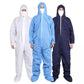 Disposable integrated hooded full body protective clothing Dust and water resistant breathable