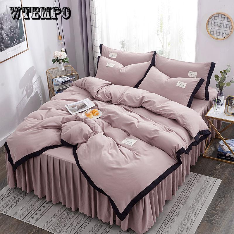 Egypt cotton satin Princess Bedding Set Embroidery Inlaid jewelry Duvet cover set Bed Sheet