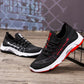 Mesh Shoes Breathable Running Shoes Sports Shoes Men's Trendy Shoes Men's Casual Shoes Solid Color Non-slip Shoes