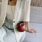 Round Bag Cartoon Fruit Messenger Bag Cute Small Bag Wild Mini PU Bag Girl Student Outing Trip Crossbody Bags