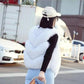 Slim Slimming Fox Fur Thermal Faux Fur Vest Women Short Fur Vest Jacket Autumn and Winter Soft and Comfortable