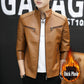 Motorcycle Leather Jacket Men Men's Leather Jackets Jaqueta De Couro Masculina Mens Leather Coats