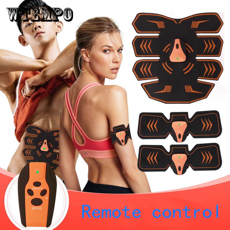 Training Electric Weight Loss Stickers Body Slimming Belt Unisex EMS Muscle Trainer Replacement Gel