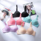 Small Chest Gathered Bra Women's Underwear Women's Thin Section No Steel Ring Bra Breathable Breastfeeding Adjustable Comfortable Underwear