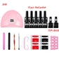 Nail Art Set 36W UV Led Lamp Dryer Gel Nail Polish Set Kit Nail Tools Gel Varnish Manicure Tools Kit