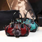 Genuine Leather Single Shoulder Bag Wild Fashion Middle-aged Ladies Shopping Bags Personalized Snake-print Messenger Bag