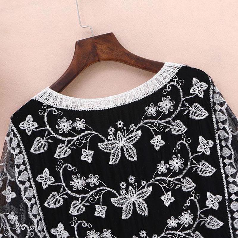 Printing Chiffon Shawl Coat Top Can Be Fitted with Suspender Skirt Women Summer Thin Sun Protection Clothing Short Cardigan
