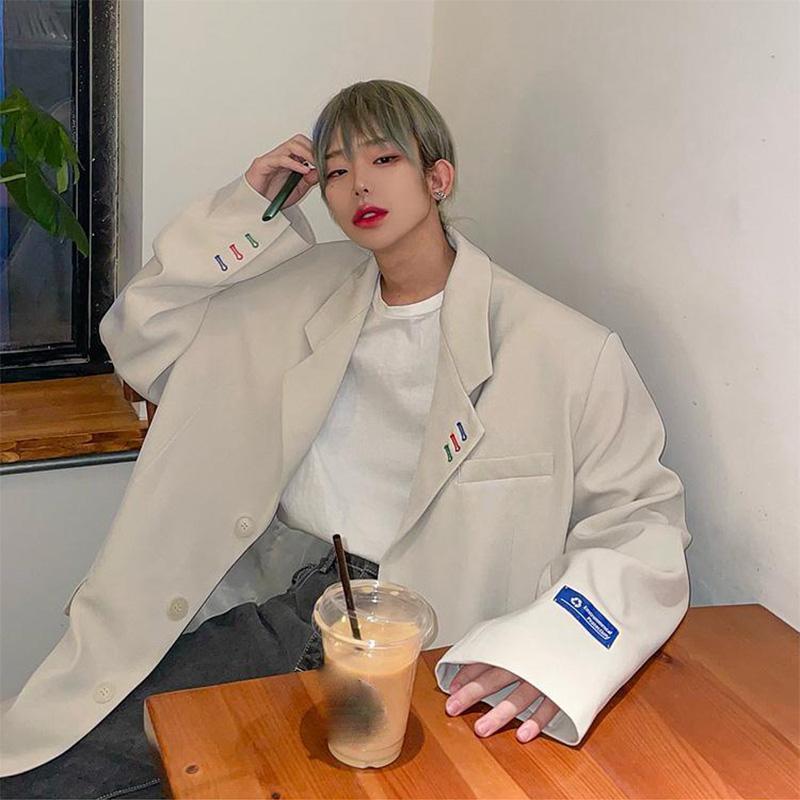 Suits Men and Women Spring and Autumn Loose and Handsome Suits Winter All-match Coat
