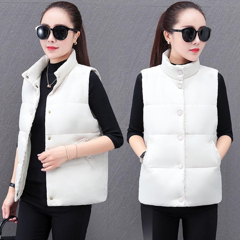 Autumn and Winter All-match Short Vest Slim All-match Solid Color Waistcoat Fashionable Casual Women's Vest