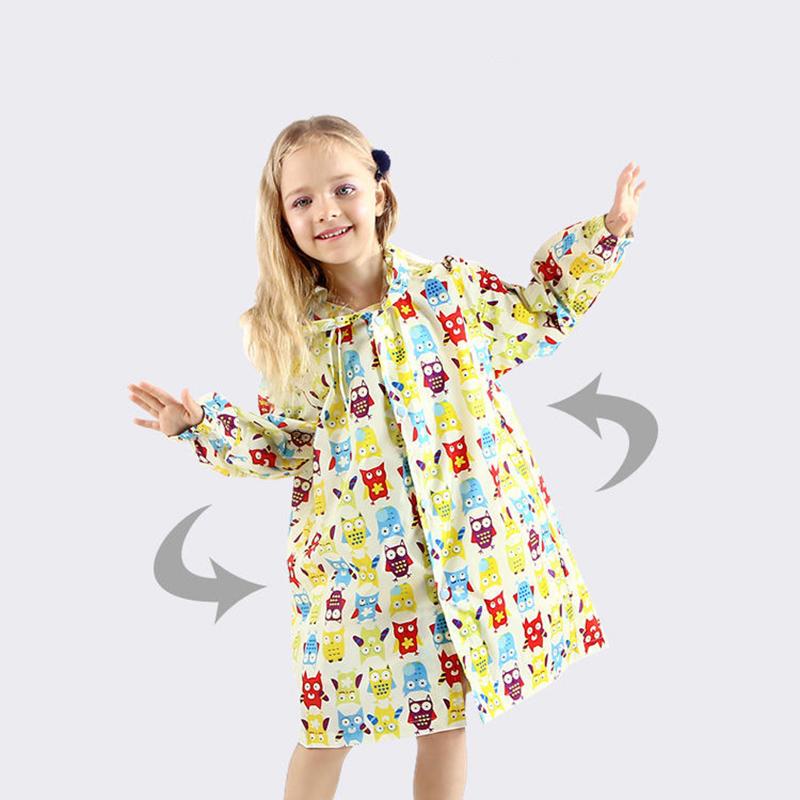 Rain Coat for Kids Waterproof Clothes 0-10 Years Children Outdoor Windproof Rainwear Cartoon Printed Kawaii Raincoats Suit
