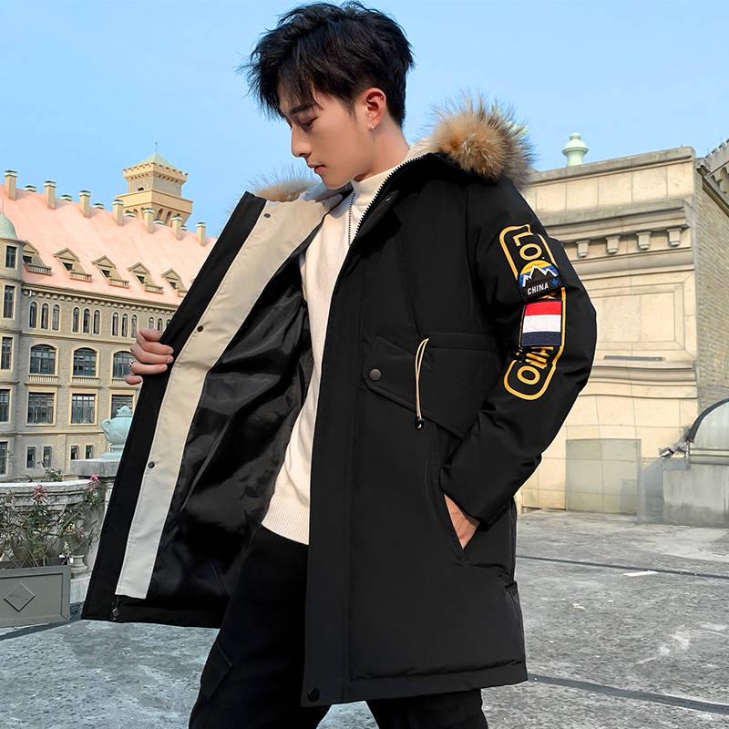Winter Khaki Parkas Men Thicken Warm Jacket Fleece Parka Coats Casual Jackets Hooded Cotton Outwear