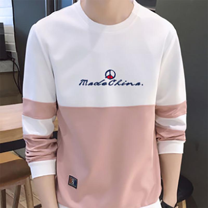 Plush Thickening Autumn Men's Sweater Youth Long-sleeved Sweatshirts Slim Casual Top