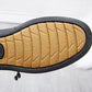 Winter Thickened Women's Leather Shoes Flat Non-slip Mother Cotton Shoes Snow Boots Plus Velvet Short Boots