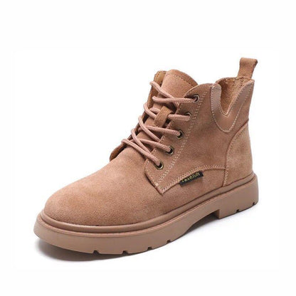 Women Boots Martin Med Heels Shoes Autumn Winter Ankle Boots for Women Ladies Autumn Casual  Boots