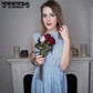 Women Summer Dresses Sleeveless Light Blue Sweet Mini Dress Bandage Collar Plaid Casual Dress Sexy Plus Size Slim Clothes