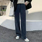 Corduroy Wide-leg Pants Women's Small Fall/winter Drape Loose High-waist Casual Sports Mopping Pants Western-style Straight-leg Pants