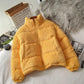 Winter Down Coat Korean Fashion Short Corduroy Coat Thick Loose Plus Size Down Jacket