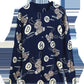 Autumn and Winter Ladies Fur Round Neck Bottoming Shirt Fashion Printing Shirt Sweater
