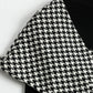 Mature Royal Sister Suit Female Wild Houndstooth Vest + Leggings + Belt Three-piece Elegant Black and White Suit