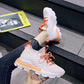 Plus Size 36-41 Summer Women Sneakers Students Low-top Breathable Running Basketball Shoes Shockproof Non-slip White Shoes