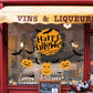 Pumpkin Light Halloween Wall Sticker Room Bar Background Decoration Removable Double Sided Visual