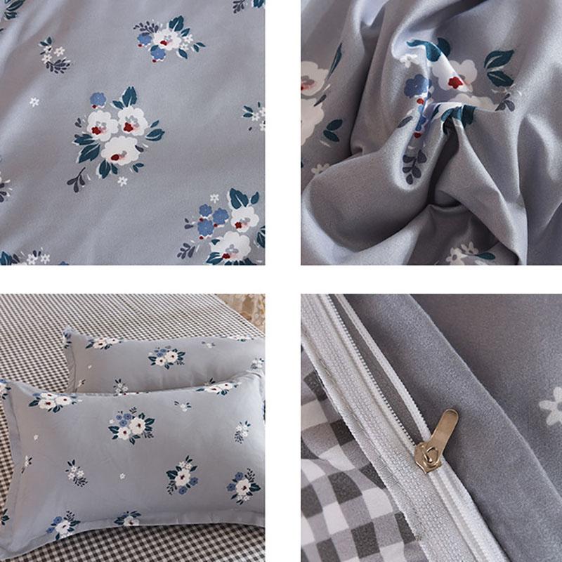 Brushed Bed Skirt Four-piece Princess Style Bedspread Thick Non-slip Lace Bow Bedding