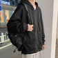 Spring Hong Kong Style Thin Sweater Men's Hooded Cardigan Casual Loose Sports Lazy Wind Korean Style Coat