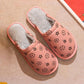 Indoor Non-slip and Dirt-resistant Cotton Slippers To Keep Warm Autumn and Winter Flat Shoes Fashion Casual