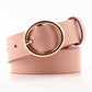 Belt 1pc Fashion Women Waist Belt Hollow Rivets PU Leather Strap Women Slim Waistband
