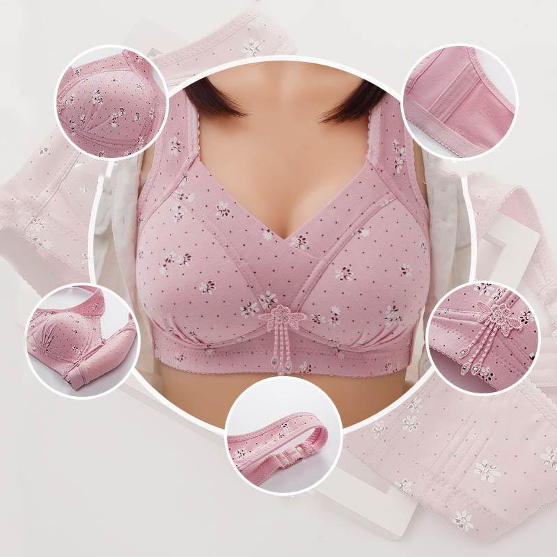 Ladies Large Size Underwear No Steel Ring Tube Top Gathering Receiving Breast Bra Anti-sagging Beautiful Back Bra