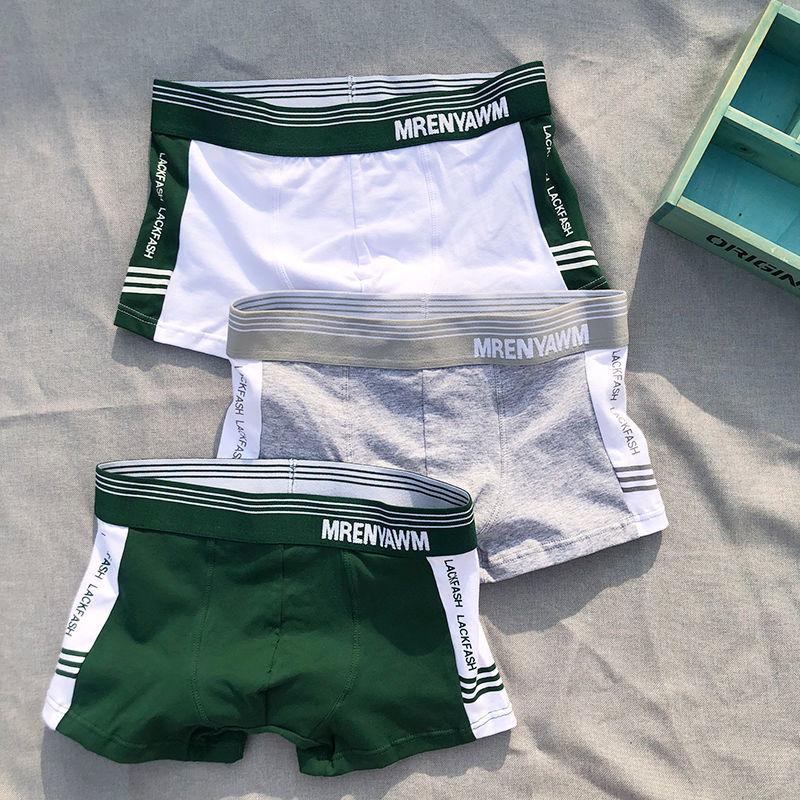 Young Men's Boxer Cotton Brief Boxer Briefs