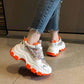 Plus Size 35-40 Summer Women Mesh Sneakers Students Breathable Running Basketball Shoes Shockproof Non-slip Heighten Shoes