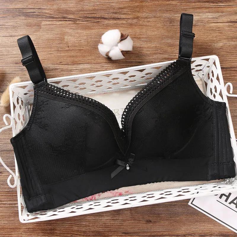 Thin Section Breathable Adjustable No Trace No Steel Rings Receiving Side Breast Women's Underwear Bra