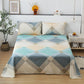 Thick Single Double Bed Single Linen Canvas Cotton Tatami Sheets Three Sets A Pair of Pillows One Sheet Skin-friendly Warm Breathable and Washable